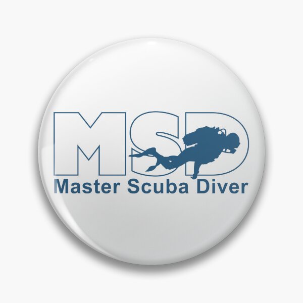 Item preview, Master Scuba Diver (MSD) designed and sold by scubacoop.