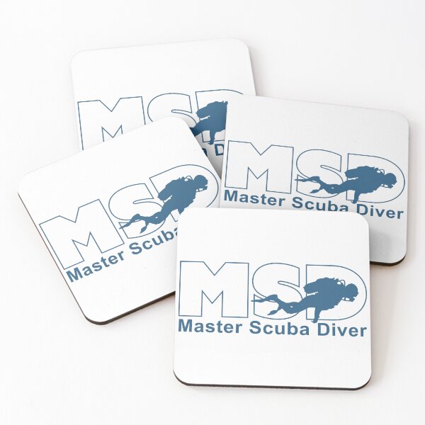 Item preview, Master Scuba Diver (MSD) designed and sold by scubacoop.