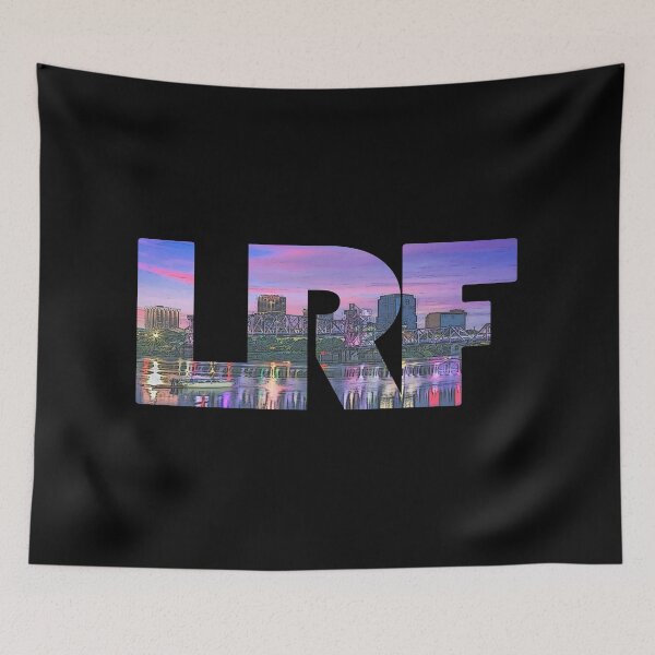 Item preview, Little Rock, Arkansas LRF Sunset Cityscape designed and sold by CrabbyLobster.
