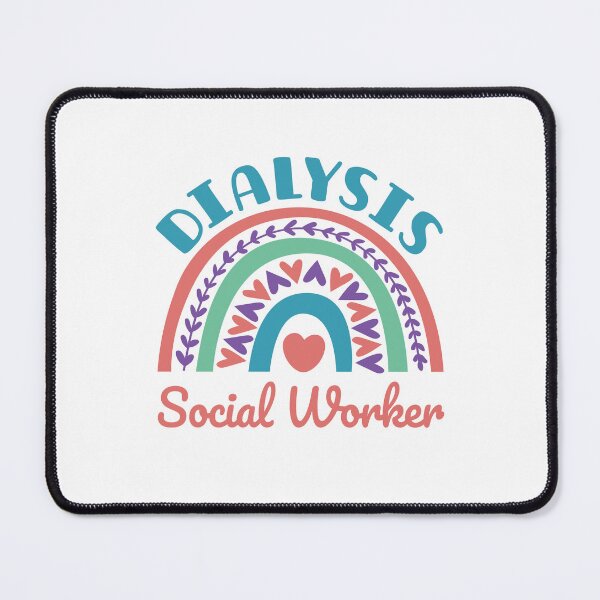 Item preview, Dialysis Social Worker Boho Rainbow designed and sold by jaygo.