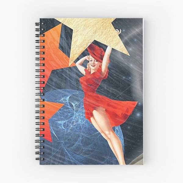 Item preview, Ilustraciones de collage digital de diseño divertido 'Swinging On A Star'. arte contemporáneo designed and sold by helenvjames.
