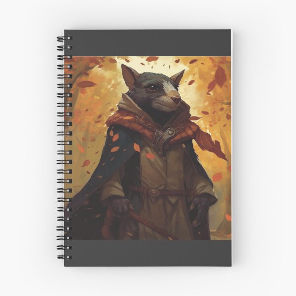 Item preview, Autumn Adventurer: Seasoned Rat Amid Falling Leaves designed and sold by ColorsofDawn.
