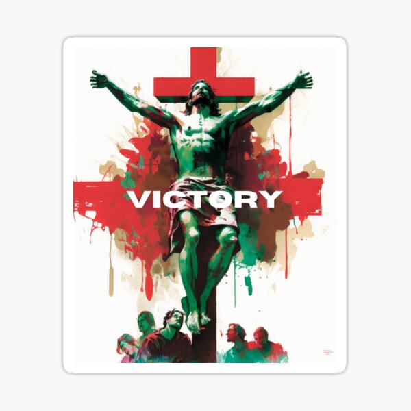 Mexican Heritage: Jesus on the Cross Sticker