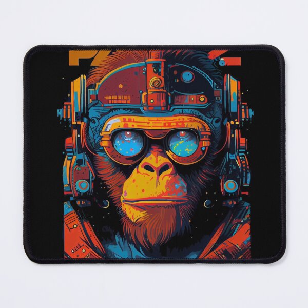Item preview, Anime Cyber Ape (Sci-Fi Ape Vintage Retro Future Design Cyberpunk Space Ape) designed and sold by AlNoah.