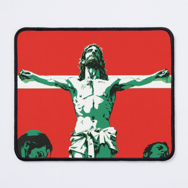 Item preview, Vibrant Devotion: Jesus in Red, Green, and White designed and sold by christiantkd.