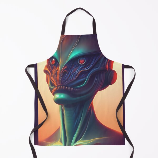 Item preview, Spooky portrait of an alien from another planet designed and sold by brandway.