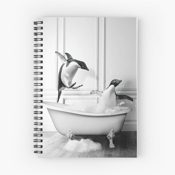 Item preview, Adorable penguins in Tub designed and sold by ChristianErc.