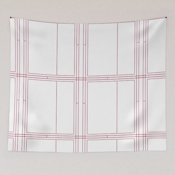 Item preview, Modern day plad in red designed and sold by JewelsNova.