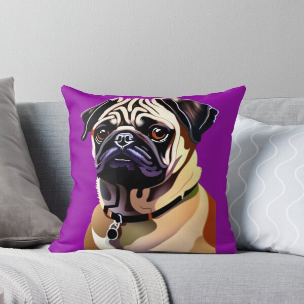 Artikelvorschau, Mops Mopshund Ai Aquarell entworfen und verkauft von aipaint.