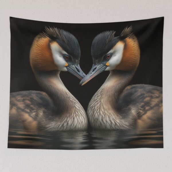Item preview, Great Crested Grebes designed and sold by FantasySkyArt.