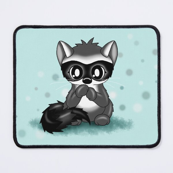 Item preview, cute racoon designed and sold by Pezi-Creation.