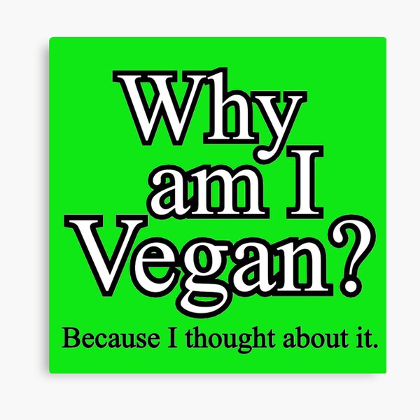 Artikel-Vorschau von Warum bin ich Veganer? (weißer Text), designt und verkauft von yinyangman.