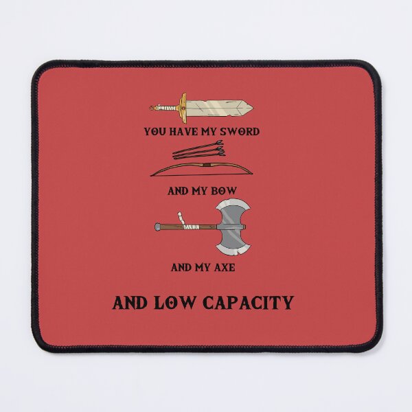 Item preview, You have... Low capacity designed and sold by WhatTeeFox.