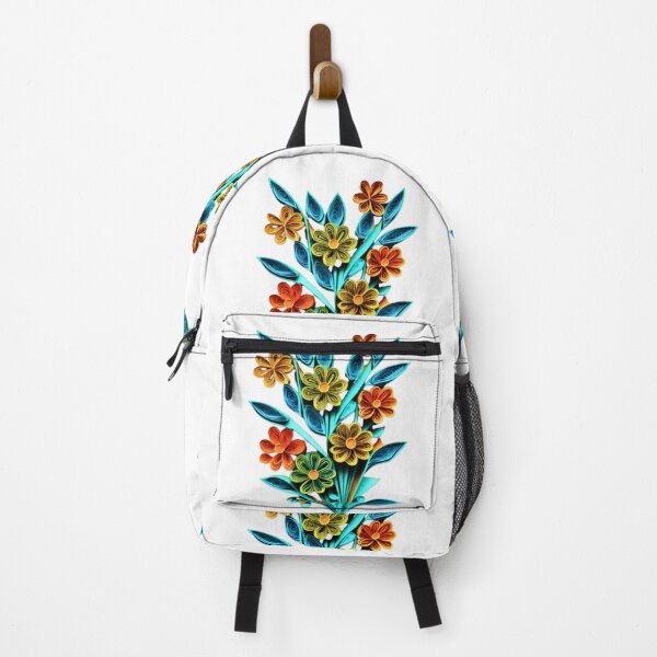 Item preview, Wild Flower Bouquet with Blue Leaves (PRINT not real 3D) designed and sold by HanaiPrint.