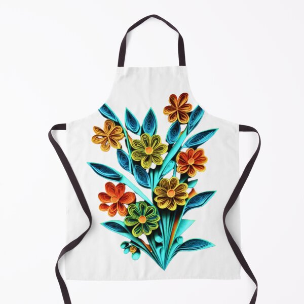 Item preview, Wild Flower Bouquet with Blue Leaves (PRINT not real 3D) designed and sold by HanaiPrint.