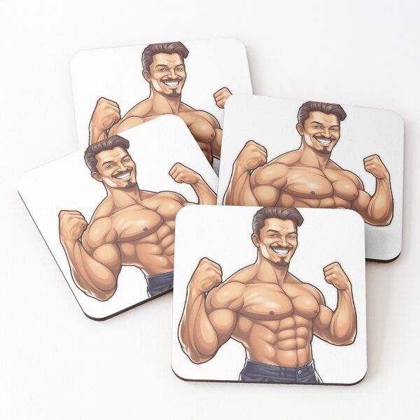 Item preview, Tanned Muscular Guy designed and sold by ForeverPrintsOK.