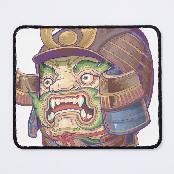 Item preview, Hanuman head with samurai headgear. designed and sold by ZoDDae.