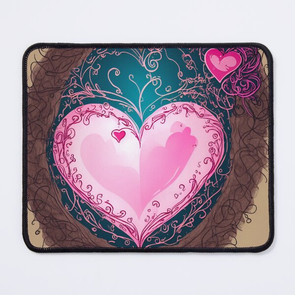 Item preview, Crystal Love: Shiny Pink Heart designed and sold by avinya.