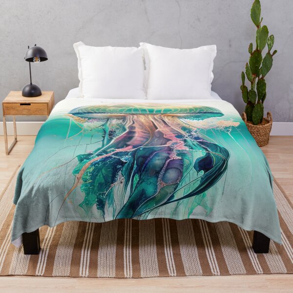 Artikelvorschau, Quallen-Aquarellmalerei entworfen und verkauft von RK - Shop.