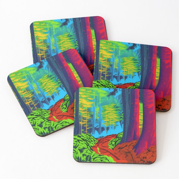 Item preview, Trippy popart forest designed and sold by brandway.