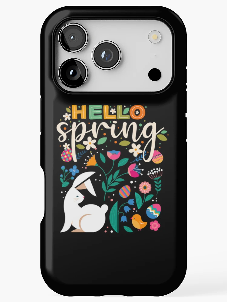 Thumbnail 1 of 4, iPhone Case, Hello Spring designed and sold by foxforce.