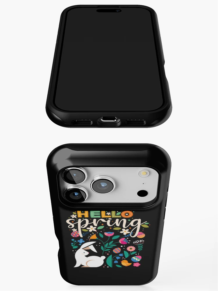Thumbnail 3 of 4, iPhone Case, Hello Spring designed and sold by foxforce.
