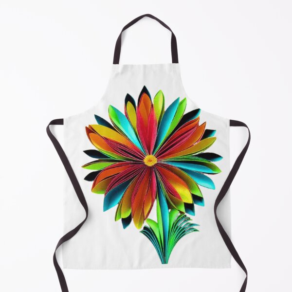 Item preview, Colorful Flower Bloom Quilled Art (PHOTO not real 3D) designed and sold by HanaiPrint.