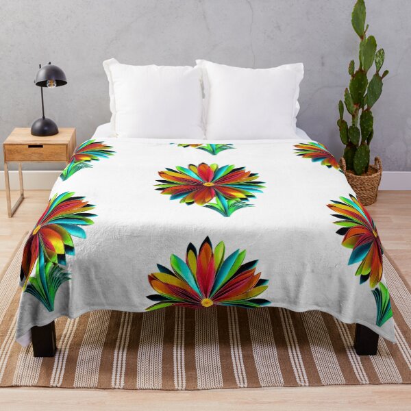 Item preview, Colorful Flower Bloom Quilled Art (PHOTO not real 3D) designed and sold by HanaiPrint.