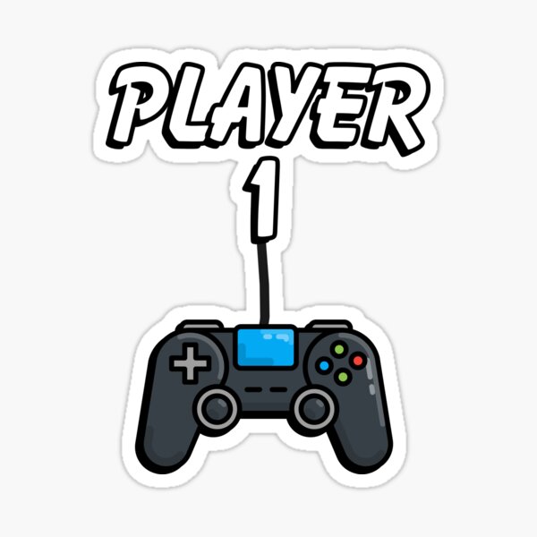 Player 2 Sticker for Sale by toodystark