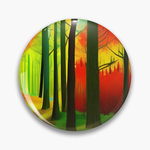 Item preview, Trippy autumn forest designed and sold by brandway.