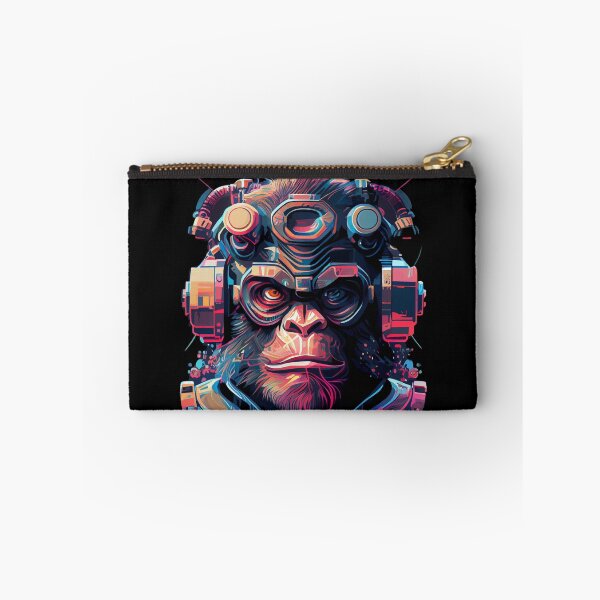 Item preview, Anime Cyber Ape (Sci-Fi Ape Vintage Retro Future Design Cyberpunk Space Ape) designed and sold by AlNoah.