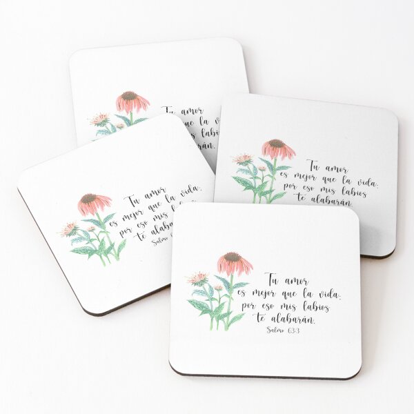 Item preview, Salmo 63:3, Spanish Bible Verse designed and sold by latiendadearyam.