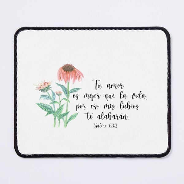 Item preview, Salmo 63:3, Spanish Bible Verse designed and sold by latiendadearyam.