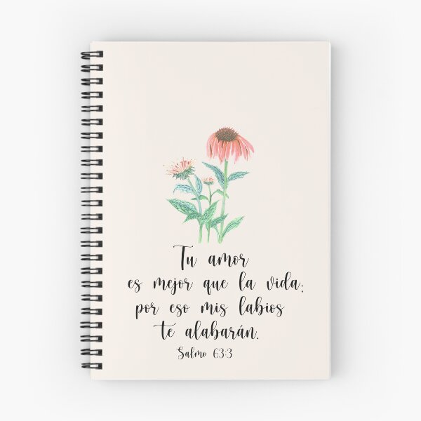 Item preview, Salmo 63:3, Spanish Bible Verse designed and sold by latiendadearyam.