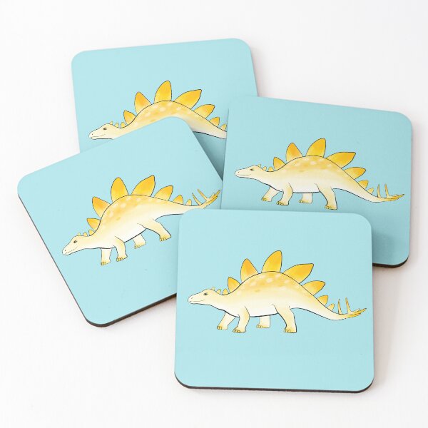 Item preview, Lemon-colored stegosaurus designed and sold by KalNatArt.