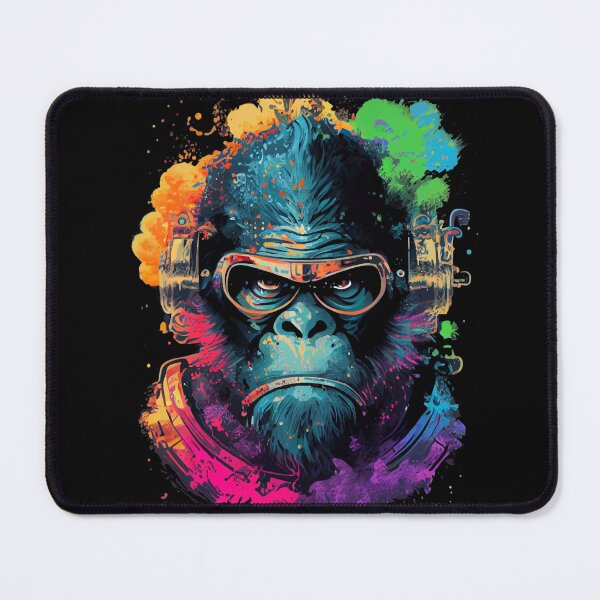 Item preview, Anime Cyber Ape (Sci-Fi Ape Vintage Retro Future Design Cyberpunk Space Ape) designed and sold by AlNoah.
