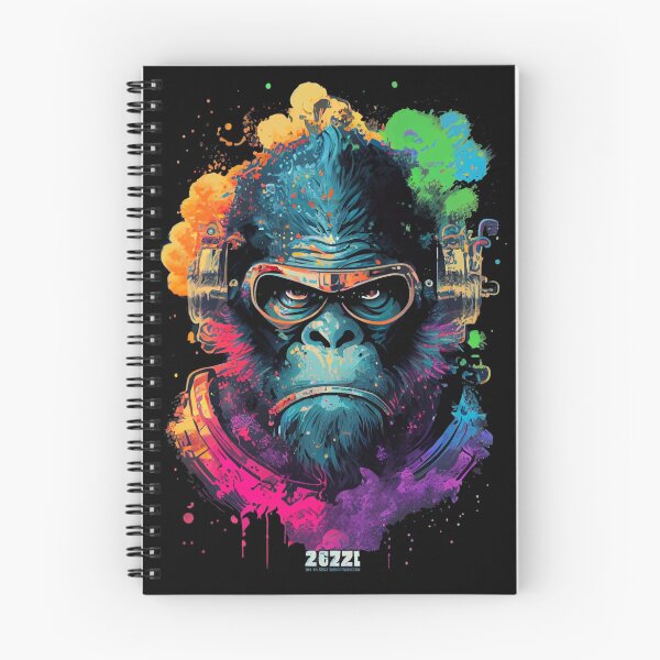Item preview, Anime Cyber Ape (Sci-Fi Ape Vintage Retro Future Design Cyberpunk Space Ape) designed and sold by AlNoah.