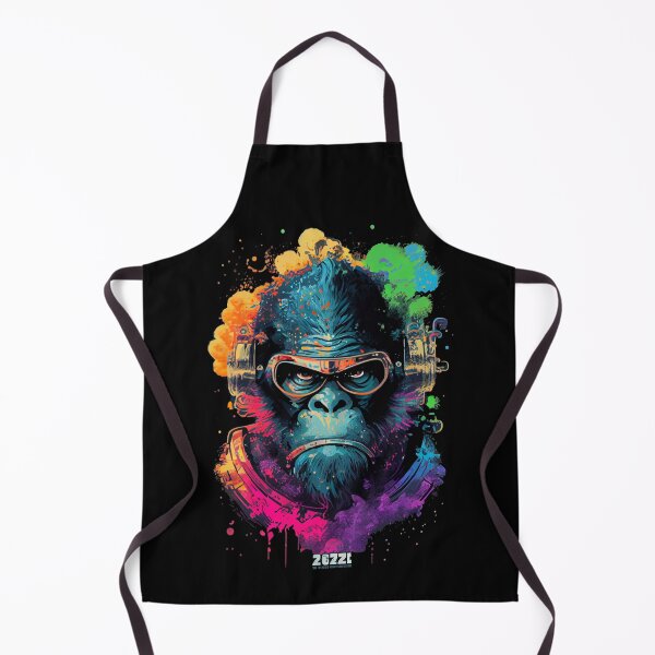 Item preview, Anime Cyber Ape (Sci-Fi Ape Vintage Retro Future Design Cyberpunk Space Ape) designed and sold by AlNoah.