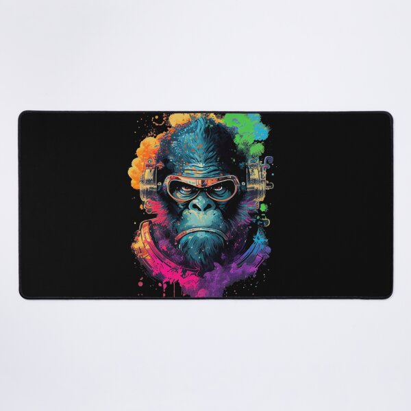 Item preview, Anime Cyber Ape (Sci-Fi Ape Vintage Retro Future Design Cyberpunk Space Ape) designed and sold by AlNoah.
