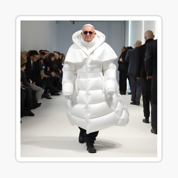 Item preview, Pope's puffer jacket  designed and sold by oliviasunrise.