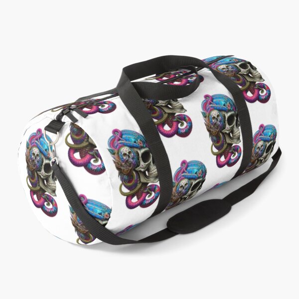 Item preview, Skull with snakes designed and sold by MadinaFatt.