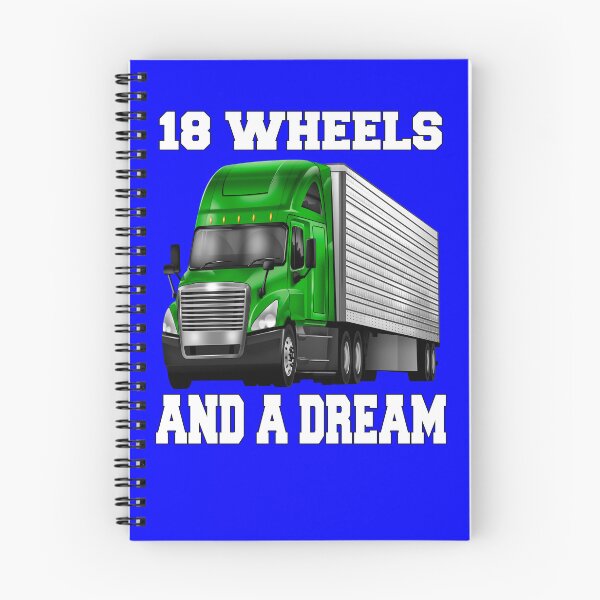 Item preview, Big Rig Truck Driver Trucker 18 Wheels And A Dream designed and sold by fantasticdesign.