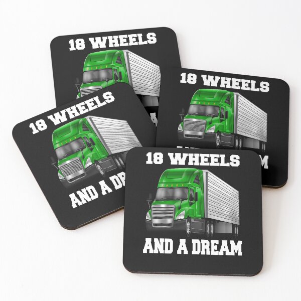 Item preview, Big Rig Truck Driver Trucker 18 Wheels And A Dream designed and sold by fantasticdesign.