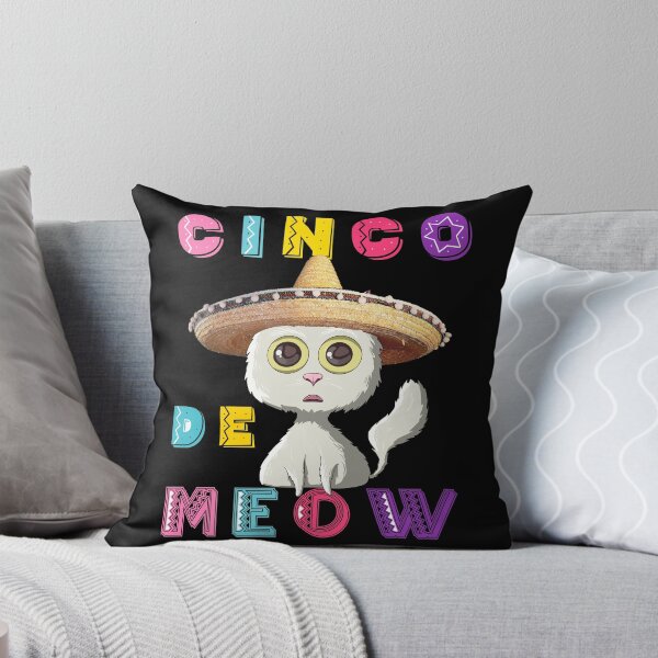 Item preview, Cinco De Meow Funny Cat Lover Cinco De Mayo Mexican Fiesta designed and sold by r-silver.