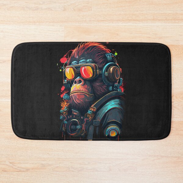 Item preview, Anime Cyber Ape (Sci-Fi Ape Vintage Retro Future Design Cyberpunk Space Ape) designed and sold by AlNoah.