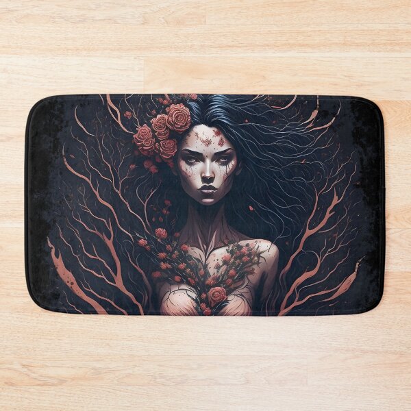 Item preview, Tree Rose Woman, Fantasy Art, Floral, Abstract Illustration,  designed and sold by Mimielitas-Shop.