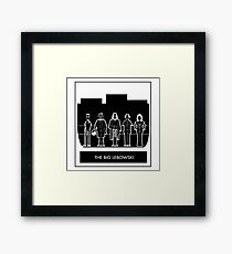 Abide the big Lebowski Framed Print