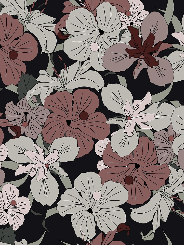 Dark Floral by MeredithWatson