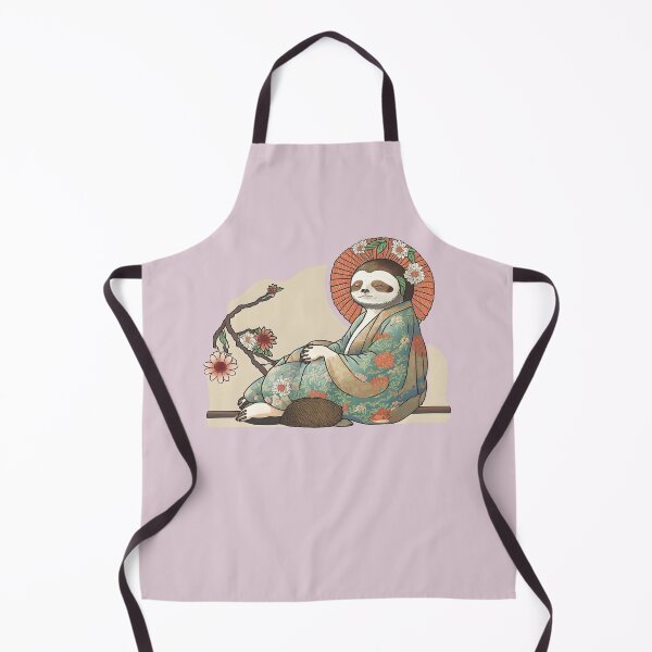 Item preview, Relaxed Sloth with Flower designed and sold by Kar114.
