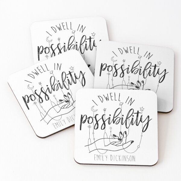 Item preview, I Dwell In Possibility Emily Dickinson designed and sold by artsy78.